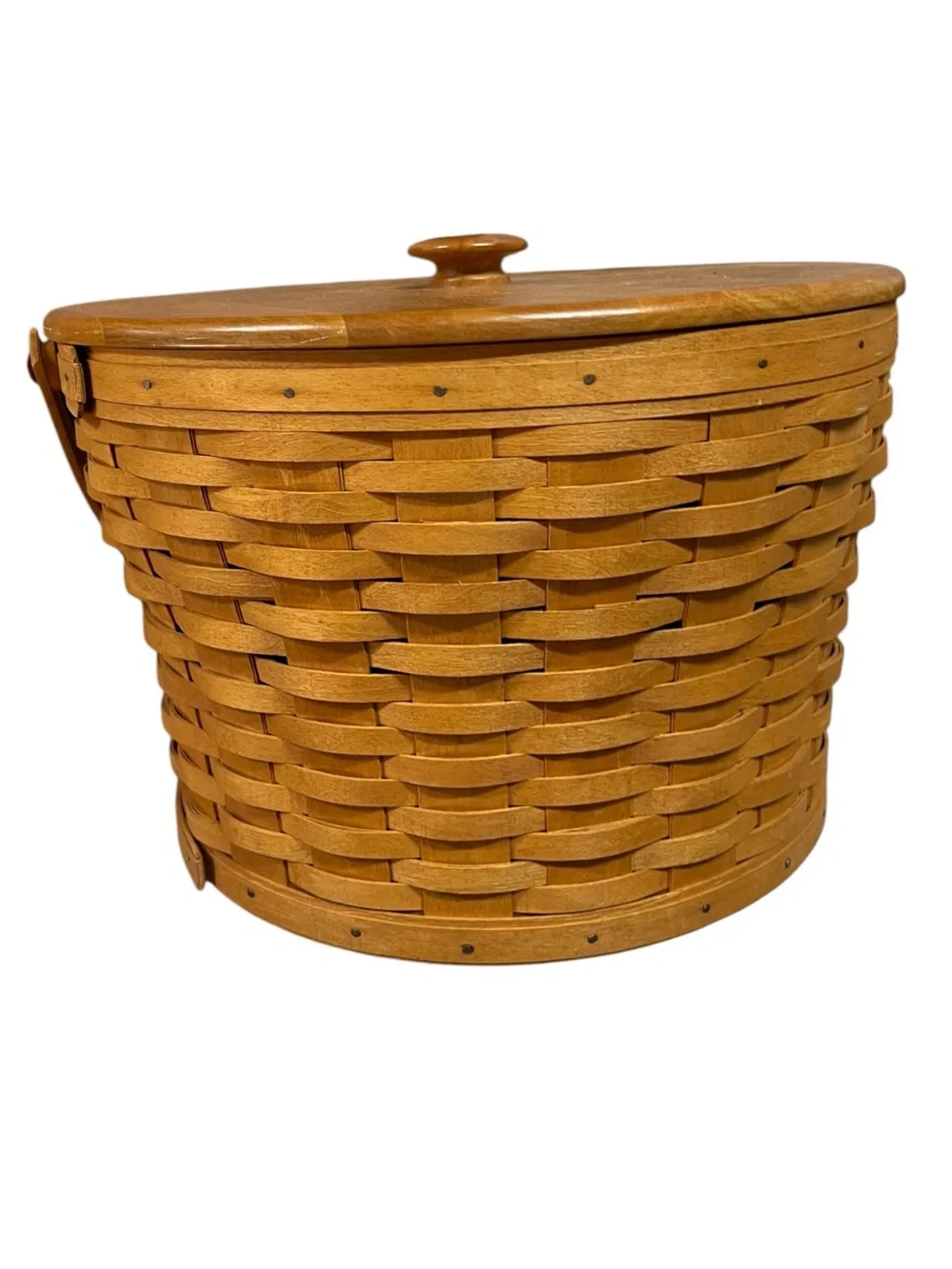 🌻VINTAGE Authentic Longaberger Hostess/Organizer Basket Crafted in 2000
